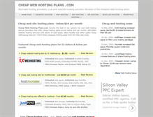 Tablet Screenshot of cheap-web-hosting-plans.com
